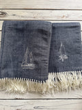 Fringed Herringbone Throw Blanket