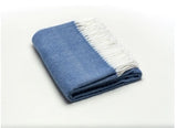 Fringed Herringbone Throw Blanket