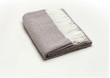 Fringed Herringbone Throw Blanket