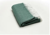 Fringed Herringbone Throw Blanket