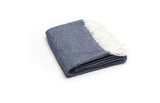 Fringed Herringbone Throw Blanket