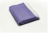Fringed Herringbone Throw Blanket