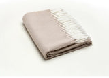 Fringed Herringbone Throw Blanket