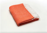 Fringed Herringbone Throw Blanket