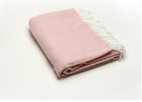 Fringed Herringbone Throw Blanket
