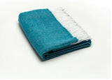 Fringed Herringbone Throw Blanket