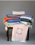Fringed Herringbone Throw Blanket