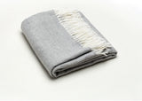 Fringed Herringbone Throw Blanket